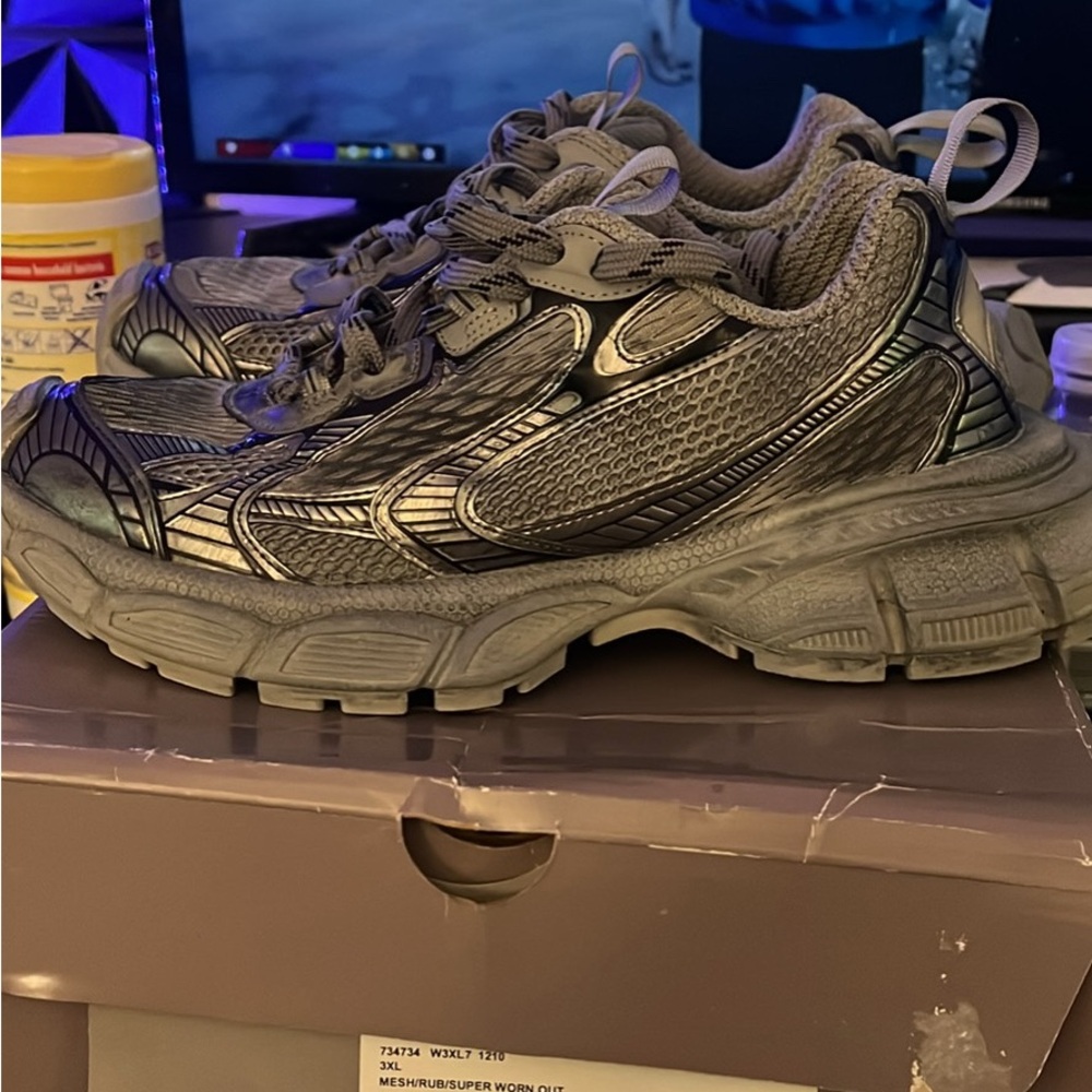 Balenciaga Gray Athletic Sneakers